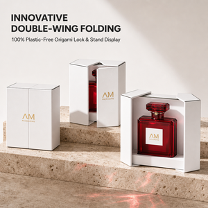 Caja de Perfume Ecológica de Lujo, Empaque de Cartón Rígido, Logotipo Personalizado, Estampado en Caliente, Forro de Satén, Caja de Regalo para Cosméticos - Product Image 2