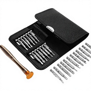 Eyeglasses Repair Screwdriver Kit 25-Piece <b>Set</b> Adjustable <b>Torque</b> Small Size Screwdrivers - Product Image 1