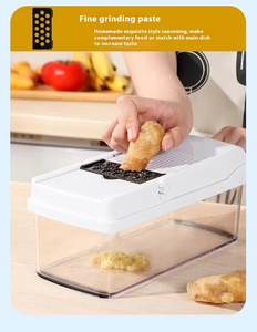 Vente en gros - Coupe-légumes multifonctionnel 26 en 1 - Kit de râpe et hachoir pour la cuisine - Hachoir à légumes - Product Image 5