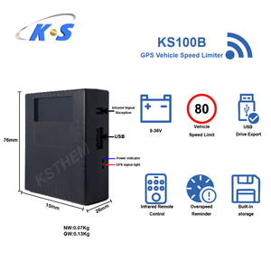 Limiteur de vitesse <span class=keywords><strong>GPS</strong></span> KS100B pour camions, bus, voitures, télécommande, alarme de survitesse avec garantie d'un an, certification CE RoHS - Product Image 2