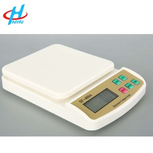 SF-400 Digitale Küchen waage 5kg 10kg Kapazität 1g Auflösung Günstige ABS Kunststoff Hintergrund beleuchtung Waage Wiegen Batterie betrieben Klein - Product Image 4