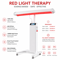 Panel de Terapia de Luz Roja Suyzeko para Cuerpo Completo, 660nm 850nm, Máquina de Fotobiomodulación con Soporte Motorizado para Clínica de Bienestar y SPA