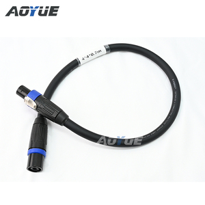 Cable de conexión NLT4M-NLT4F, 4 x 4.0 mm² x 0.7m (longitud personalizada), cable de conexión speakON de 4 núcleos - Product Image 1
