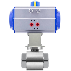 Vanne à boisseau sphérique double action SONGO DN15 1/2 pouce 2 voies filetage femelle NPT Titane PN50 50 bars pour eau de mer - Product Image 6
