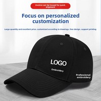 Topi Baseball Enam Panel Kustomisasi Lintas Negara, Bahan Katun Polos, Dewasa, Promosi, Dapat Disesuaikan, Semua Musim, Cetak 3D, Umum