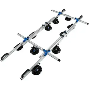 Large Format Tile Ceramic Slab Suction Cup Lifter Lifting Frame Carrying System Glass Moving Tool