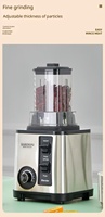Bardefu 5042 Mixeur multifonctionnel 8-en-1 de 4 L avec 8 lames, style moderne, pour la maison, mixeur, presse-agrumes, machine à smoothies glacés