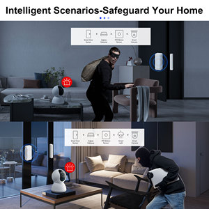 GIRIER Smart Life Security Door Magnet Alarm Tuya Window Sensor for System Magnetic Contact - Product Image 4