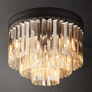Plafonnier moderne style années 20 <span class=keywords><strong>Odeon</strong></span> K9 en cristal, pour éclairage de salon, décoration d'intérieur de luxe - Product Image 2
