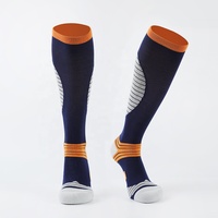 Chaussettes de sport à compression haute, en coton BCI et polyester, avec logo personnalisé, antidérapantes, pour la course à pied, la randonnée et le cyclisme