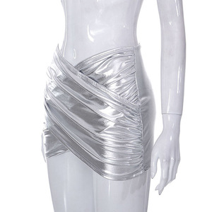 Nueva <span class=keywords><strong>Minifalda</strong></span> Plateada de Primavera Verano 2025, <span class=keywords><strong>Minifalda</strong></span> Sexy Ajustada para Mujer, Ropa de Calle para Discoteca, Minifaldas Y2k - Product Image 5