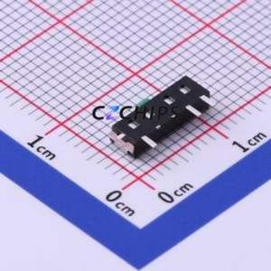 K3-1392M-G1 Slide Switch SMD Switch Single Pole Three Throw Rectangle Pin Header SMD Tab 10.6mm - Product Image 2