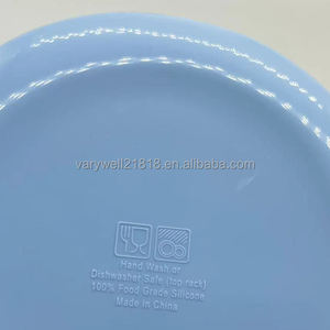 Varywell silikon 16cm 21cm oranye 4cm dalam pengumpan lambat mangkuk anjing anak anjing makanan hewan peliharaan piring sarang lebah mangkuk makanan lambat - Product Image 5