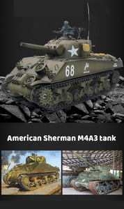 Henglong 3898-<span class=keywords><strong>1</strong></span> métal US M4A3 char de combat principal RC modèle US <span class=keywords><strong>Sherman</strong></span> <span class=keywords><strong>1</strong></span>/<span class=keywords><strong>16</strong></span> Battle - Product Image 2