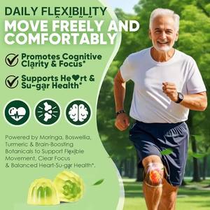 OEM 13-<span class=keywords><strong>in</strong></span>-1 <span class=keywords><strong>Moringa</strong></span> Gummies met Kurkuma, Ashwagandha, Trans-Resveratrol, VB12 D3, puur <span class=keywords><strong>Moringa</strong></span> blad supplement voor energie en huid - Product Image 4