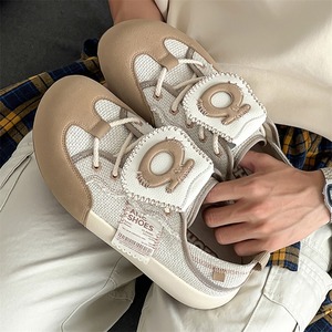 Bread Cute Endearing Euro-style <b>Sneakers</b> 2024 New Design Men's and Women's Breathable Heightening Thick-soled Casual <b>Sneakers</b> - Product Image 1
