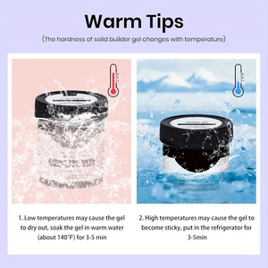 <span class=keywords><strong>Gel</strong></span> Sólido para Extensión de Uñas de 100g, Antiadherente, Transparente, Rosa, Blanco, <span class=keywords><strong>Gel</strong></span> Duro para Prolongar, Esculpir en 3D, Decoración de Uñas con Flores - Product Image 5