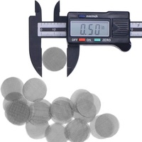 Écran de pipe à fumer en acier inoxydable 3/4 "19mm de haute qualité en gros
