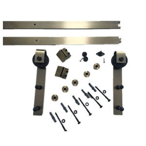 Quincaillerie de porte de <span class=keywords><strong>grange</strong></span> en bronze antique pour porte intérieure - Product Image 5