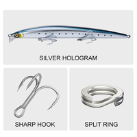 Leurre de pêche à la truite de haute qualité Kingdom, longue portée, en plastique dur, flottant, appât pour la basse, 120 mm/14,5 g, leurre de pêche à la truite en vente