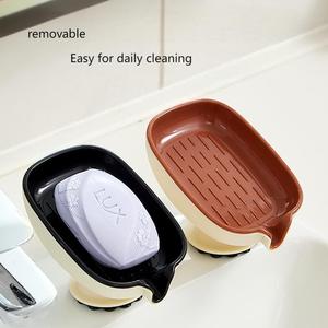 <span class=keywords><strong>Porte</strong></span>-<span class=keywords><strong>savon</strong></span> à ventouse à drainage rapide pour salle de bain, douche <span class=keywords><strong>et</strong></span> évier de cuisine - Pratique <span class=keywords><strong>et</strong></span> durable - Product Image 2