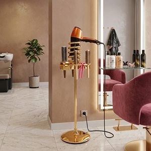 ขาตั้งไดร์เป่าผมแบบมืออาชีพสำหรับร้านเสริมสวย พร้อมที่วางหวี - Product Image 5
