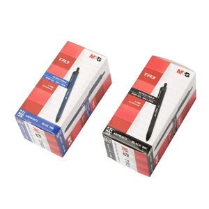 M & G-Bolígrafo de bola de <span class=keywords><strong>Gel</strong></span> suave, económica, negro, azul, rojo, 0,7mm, cómoda, de escritura, triangular, gran oferta - Product Image 2