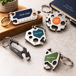 Llavero Multiherramienta de Acero Inoxidable Personalizado con Logotipo, Regalos Corporativos Portátiles, Fabricación OEM ODM - Product Image 1