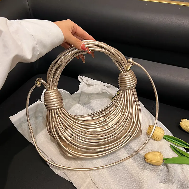 2023 tas tangan bundel garis baru trendi untuk wanita tas tangan dan dompet wanita tas bahu desainer Hobo Senior