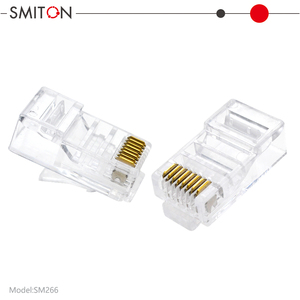 ขั้วต่อ UTP CAT6 RJ45 8P8C สำหรับสายเคเบิลเครือข่าย CAT6 สำหรับการเชื่อมต่อเครือข่าย - Product Image 2