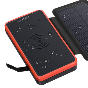 2025 Sản phẩm mới thiết bị điện tử ngoài trời không thấm nước kép USB xách tay công suất lớn Sạc không dây năng lượng mặt trời ngân hàng điện 20000mAh - Product Image 6