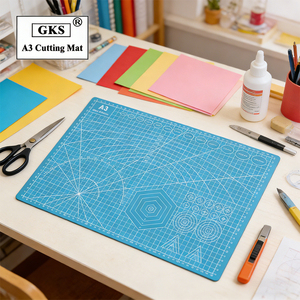 Tapis <span class=keywords><strong>de</strong></span> découpe et <span class=keywords><strong>de</strong></span> dessin A3 en PVC auto-cicatrisant <span class=keywords><strong>de</strong></span> qualité supérieure, 3 couches épaisses, pour projets <span class=keywords><strong>de</strong></span> bricolage, <span class=keywords><strong>peinture</strong></span> et couture - Product Image 1