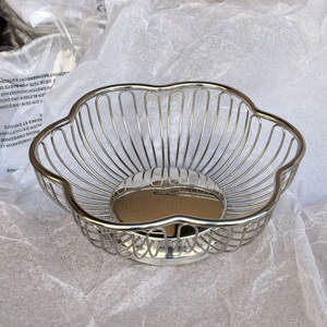 도매 주방 스테인레스 스틸 와이어 소쿠리 야채 바구니 홈 장식 과일 바구니 빵 바구니 - Product Image 4