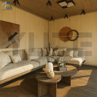 2025 nouveau Design grand-mère plat 40ft pré-fabriqué expédition conteneur vivant petite maison