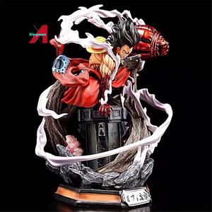 One Pieced King GK day <span class=keywords><strong>Hitomi</strong></span> Lufei main et country kimono double tête sculpture peut être illuminé super grand modèle de statue - Product Image 3