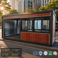 Maison mobile en acier moderne YT, conteneur préfabriqué détachable en panneaux sandwich, petite maison temporaire extérieure de taille personnalisable