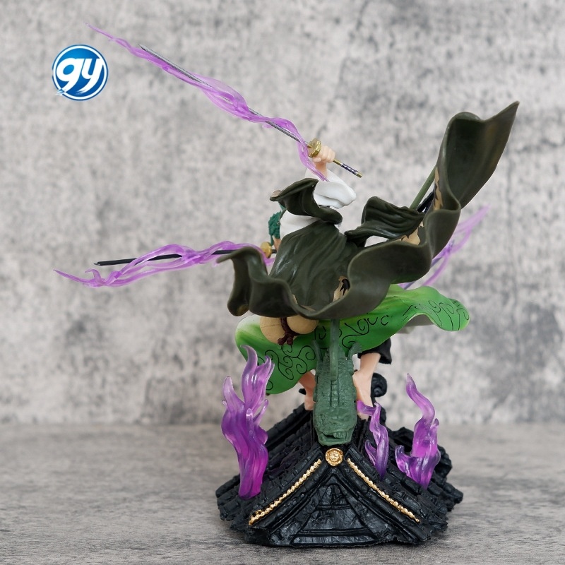 One Pieced Wano Roof Top Zoro Kimono Three Sword Style Boxed Anime