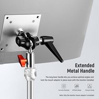 Adaptateur de montage d'écran Neewer avec support VESA, adaptateur de support d'éclairage en alliage d'aluminium