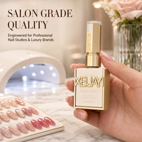 XEIJAYI Vernis à ongles gel UV, conformité norme européenne, sans HEMA, sans TPO, sans TMPTA, OEM ODM, vente en gros, gel UV LED à retirer par trempage