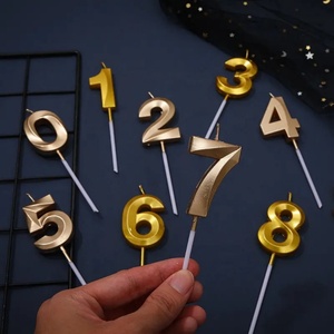 Customize Twisted <b>Mini</b> Candles Wholesale Number Candle Shining Candle Lights - Product Image 4