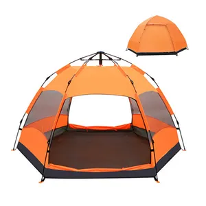 6 человек, портативная Автоматическая туристическая водонепроницаемая палатка для кемпинга