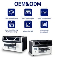 Impresora UV de Cama Plana A3 |   Impresora UV Multifuncional para Acrílico, Madera, Lienzo, Cuero, Cerámica y Carcasas de Móviles