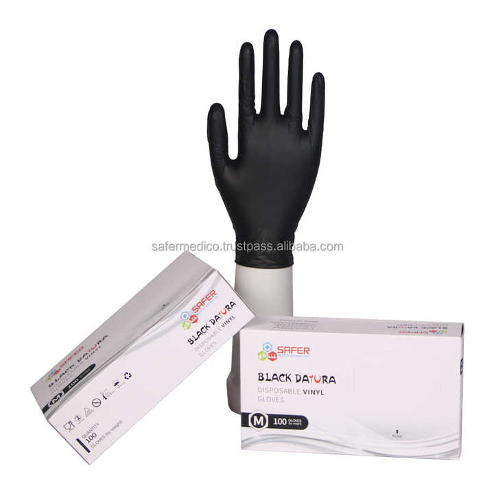 Perfect Food Handling Gloves Food Safe Black Disposable Gloves Cooking Safe Gloves One Size Great Fit
