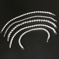 Conjunto de Pulseras de Tenis de Acero Inoxidable 316L con Circonitas Cúbicas Multicorte para Mujer, Brazaletes Apilables, Joyería Inalterable