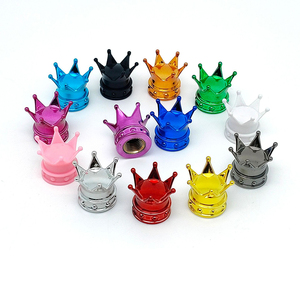ฝาครอบวาล์วยาง ABS Crown รุ่น 8V1 ป้องกันฝุ่นละออง ใช้ได้กับรถยนต์/จักรยาน/มอเตอร์ไซค์ แพ็ค 4 ชิ้น 10 สี - Product Image 4