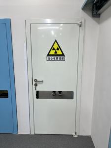 Schermo a piombo elettrico automatico scorrevole protettivo a raggi <span class=keywords><strong>X</strong></span> schermo a schermo rivestito di piombo radiazioni mediche - Product Image 3