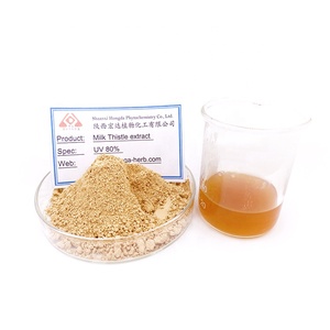 100% tự nhiên chất lượng tốt chiết xuất cây kế sữa 30% silybin 80% Silymarin bột - Product Image 3