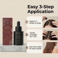 Sérum Capillaire Botanique aux Peptides pour une Croissance Capillaire Améliorée, Traitement du Cuir Chevelu, OEM, Marque Privée, Vente en Gros, Service Personnalisé, Gamme Elite