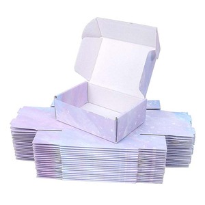 <strong>Christmas</strong> Shipping Boxes, 6x6x2 Inch Recyclable Corrugated Cardboard Gift Boxes, Literature <strong>Box</strong> Mailer for Small Business - Product Image 1