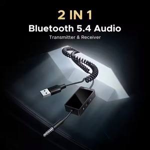 Adattatore audio wireless UGREEN BT303 <span class=keywords><strong>Bluetooth</strong></span> 5.4 con display LED, connettore USB da 3,5 mm, trasmettitore e ricevitore Aux wireless a molla per <span class=keywords><strong>auto</strong></span> - Product Image 5